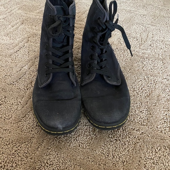 Size 8 Doc Marten's Canvas Boots - Picture 3 of 6